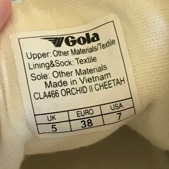 GOLA SILVER CHEETAH FUR SNEAKER - Picture 12 of 13